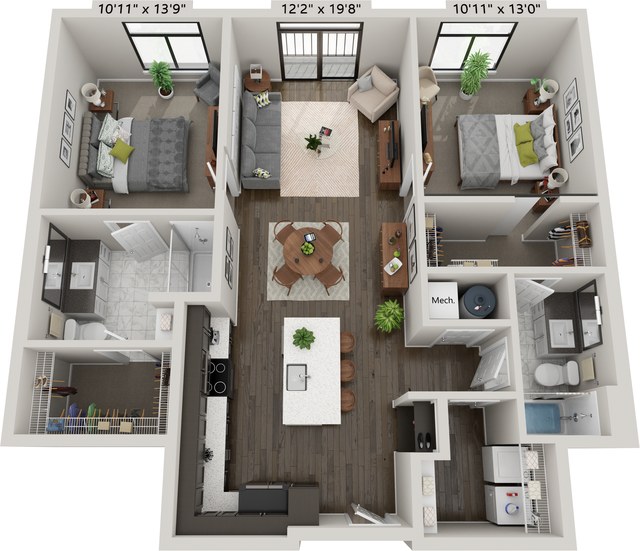 B2 floor plan